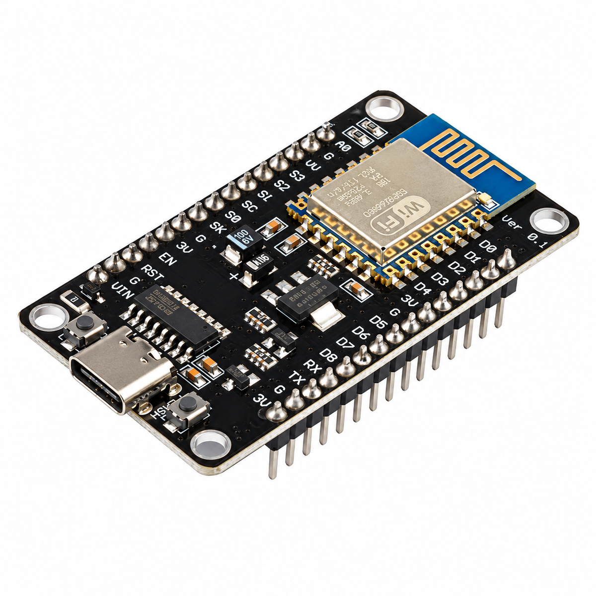 NodeMCU ESP8266 V3 CH340C USB Type-C