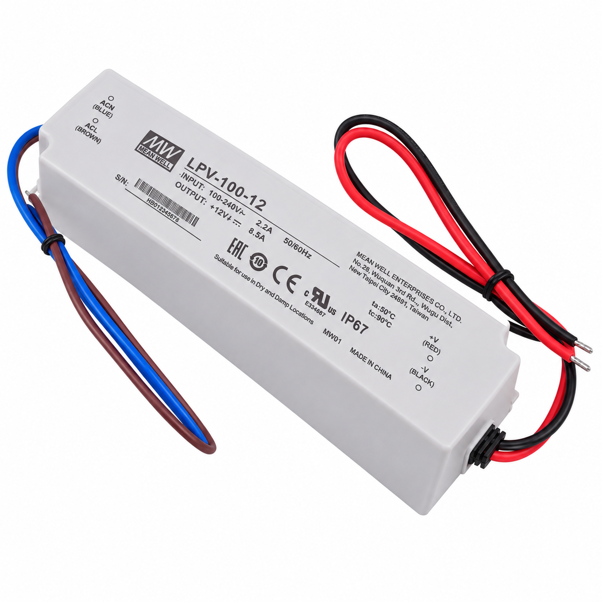 MEAN WELL LPV-100-12