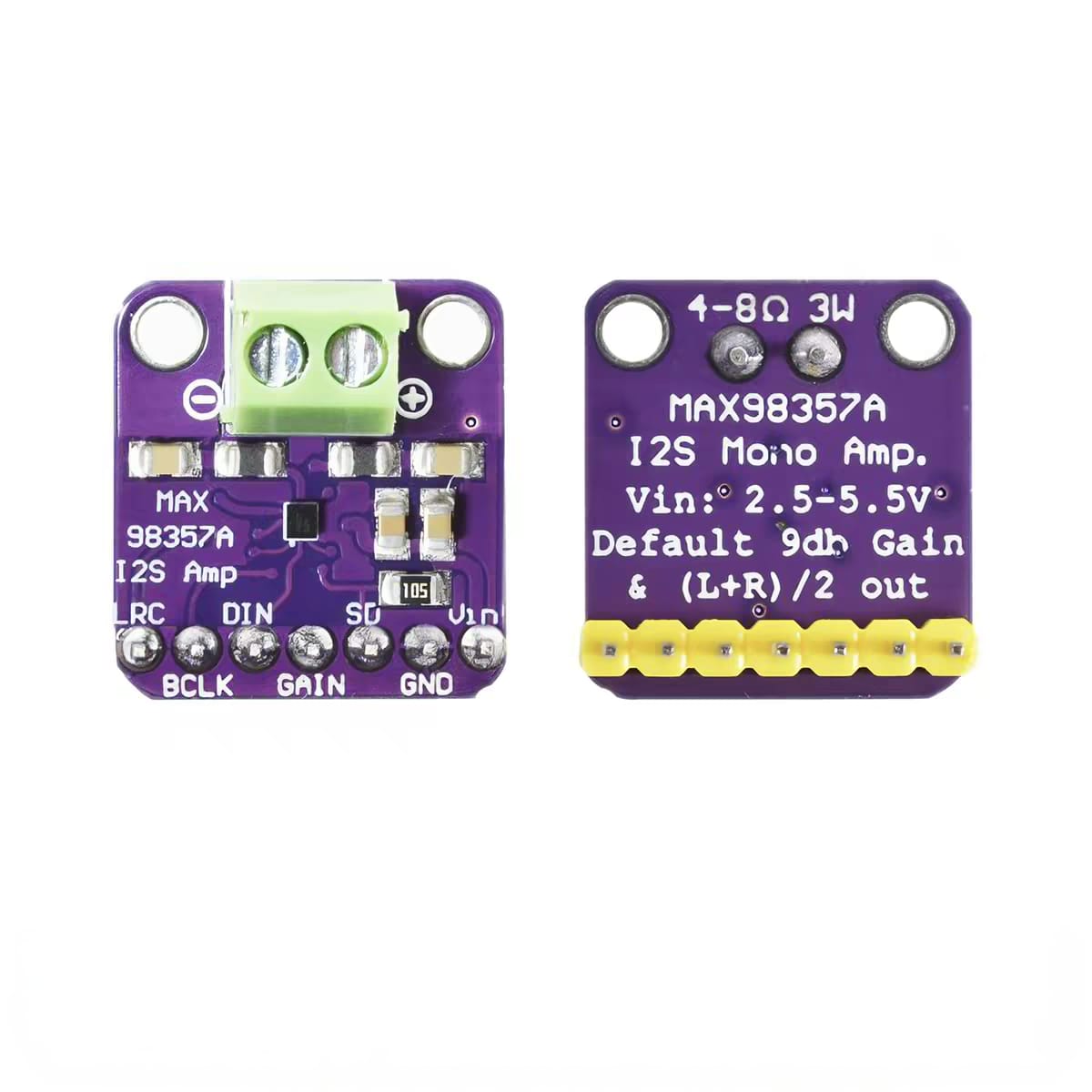 MAX98357 I2S Audio Amplifier Module