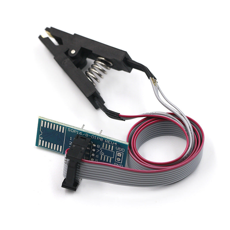 SOIC16 / SOP16 to DIP8 Test Clip Programmer Adapter
