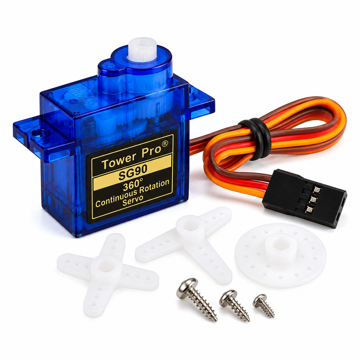 SG90 360 Degree Continuous Rotation Servo Motor