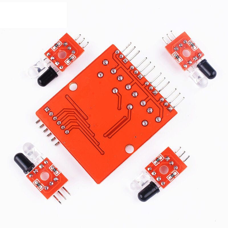 4-Way Infrared Tracking Sensor Module For Arduino