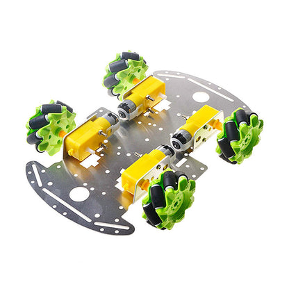 4-Wheel Aluminium Robotic Car Chassis Kit
