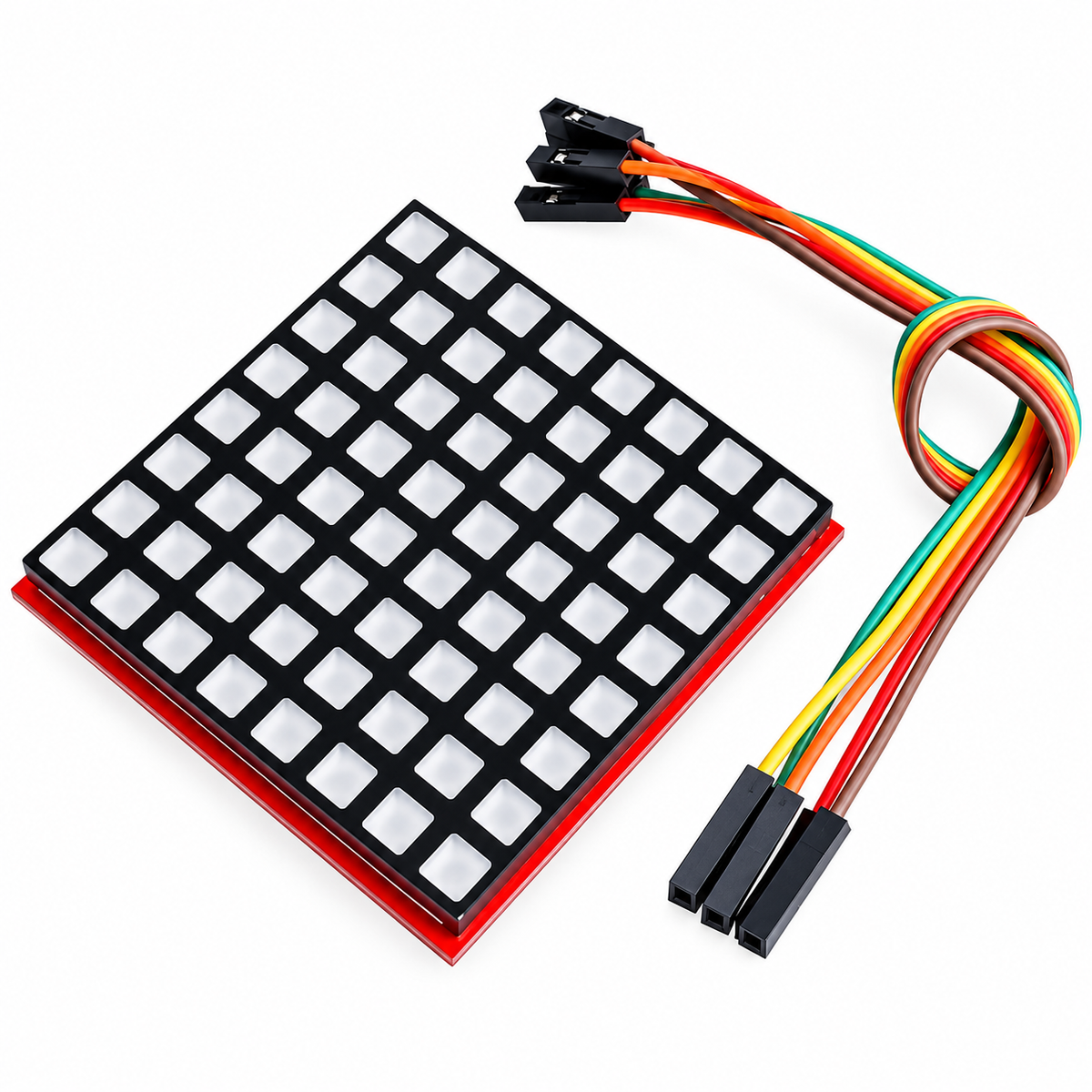 8×8 RGB Full-Color LED Dot Matrix Display Module