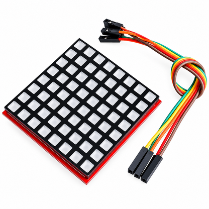 8×8 RGB Full-Color LED Dot Matrix Display Module