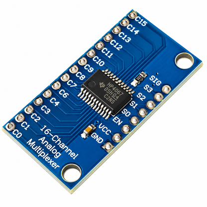 CD74HC4067 High Speed CMOS 16-Channel Analog/Digital Multiplexer Breakout Module