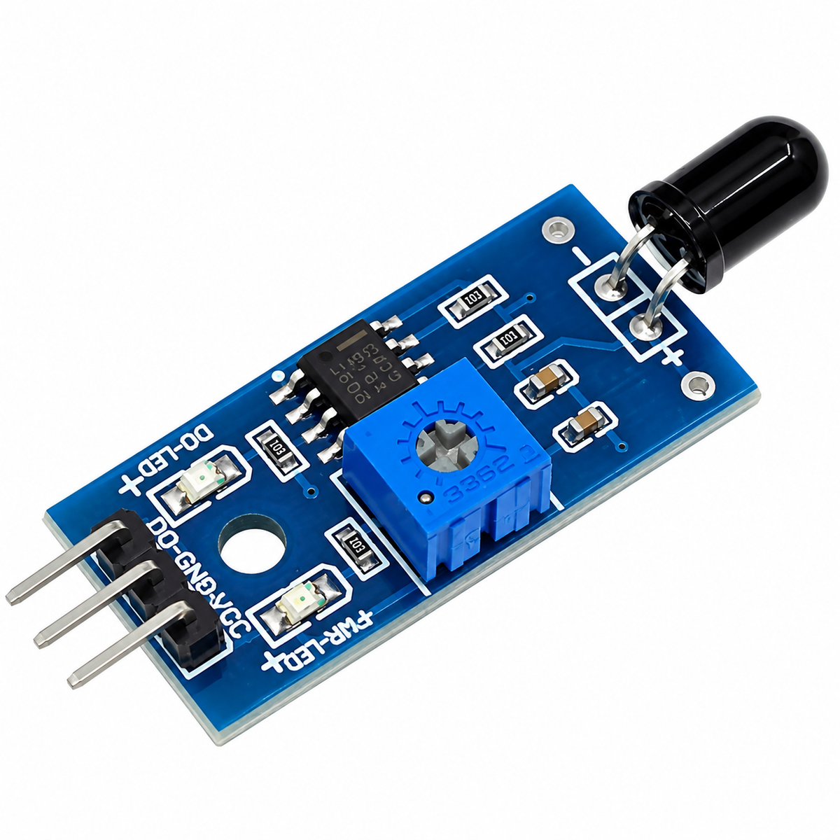 3 Pin Flame Sensor Module for Arduino