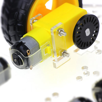 Four-wheel smart car chassis for Arduino