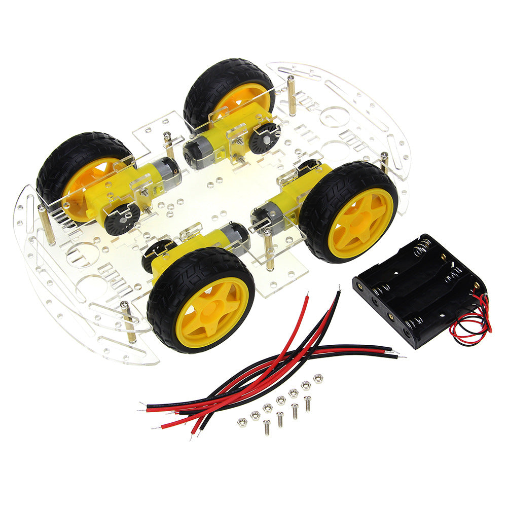 Four-wheel smart car chassis for Arduino