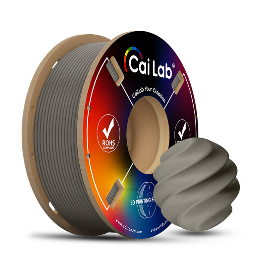 PETG-CF  Carbon Fiber Reinforced 3D Printer Filament – Gray, 1.75mm, 200g