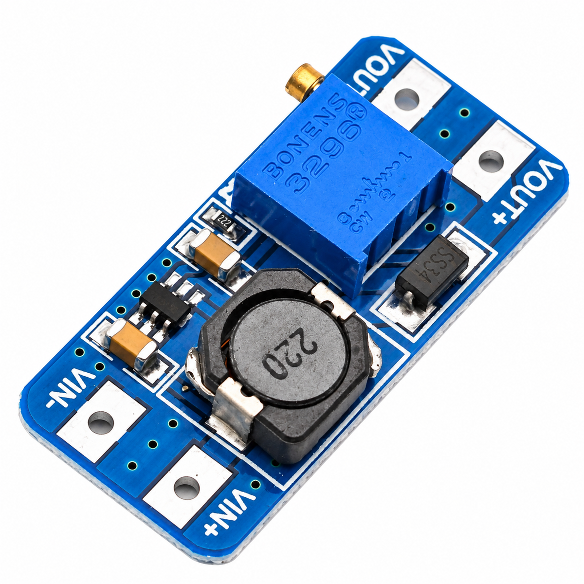 MT3608 2A DC-DC Adjustable Step-Up Power Module