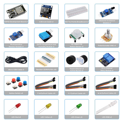 Basic Starter Kit for ESP32