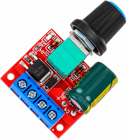 Mini PWM DC Motor Speed Controller – 5A, 3V–35V