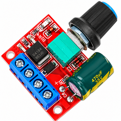 Mini PWM DC Motor Speed Controller – 5A, 3V–35V