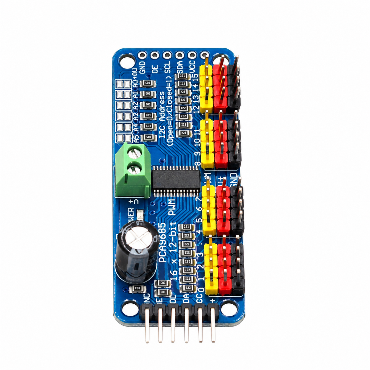PCA9685 16-Channel PWM Servo Motor Driver