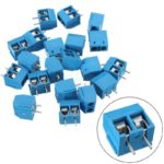 10pcs 2 Pin Plug-In Screw Terminal Block Connector 5.08mm