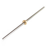 T8-2-D8 -300 mm 3D Printer T8 300mm Lead Screw 8mm Thread With Copper Nut For Stepper Motor