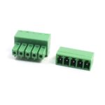 5pin Terminal Plug Type 300V 5.08mm Pitch Connector Screw Terminal Block