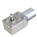 GW370 High Torque 12V DC 25RPM Metal Gear Worm Gear DC Motor