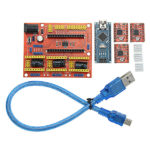 CNC Shield V4+ With Nano 3.0 A4988 Stepper Motor Driver Board For Arduino