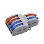 SPL-42 2 In 4 Out Mini Quick Fast Wire Connector Universal Wiring Cable Connector Push-in Conductor Terminal Block LED Lamp