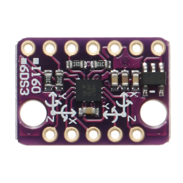 GY-BMI160 Module 6DOF 6 Axis Angular Velocity Gyroscope + Gravity Acceleration Sensor IICSPI - Image 2