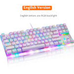 Original Motospeed K87S Gaming Mechanical Keyboard USB Wired 87 keys with RGB Backlight Red/Blue Switch for PC Computer Gamer