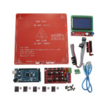 3D Printer Mainboard Kit RAMPS 1.4 + Mega 2560 + DRV8825 + 12864LCD + PCB Heat Bed MK2B