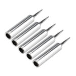 5pcs 900M-T-1C Solder Iron Tips Set for Hakko 936/937 Soldering Station etc.