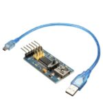 FTDI Basic FT232 FIO Pro Mini Lilypad Program Downloader With Mini USB Adapter Cable  for Arduino
