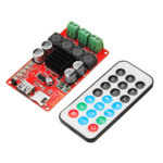 HF183 TPA3116 2X50W Digital Wireless bluetooth Receiver Module Amplifier Board U Disk TF Card Decoder Dual Channel With Remote Control