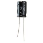 10pcs 1000uF 25V Radial Electrolytic Capacitor 10 x 17mm