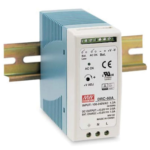 DRC-60B Meanwell DIN Rail Switching Power Supply 27.6 Volts 1.4/0.75 Amps 60 Watts