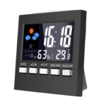 DC-001 Digital Temperature Humidity Alarm Clocks LCD Weather Station Display Clock