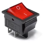 KCD4 Red Light Lamp 4 Pin DPST ON-OFF Rocker Boat Switch 13A/250V 20A/125V