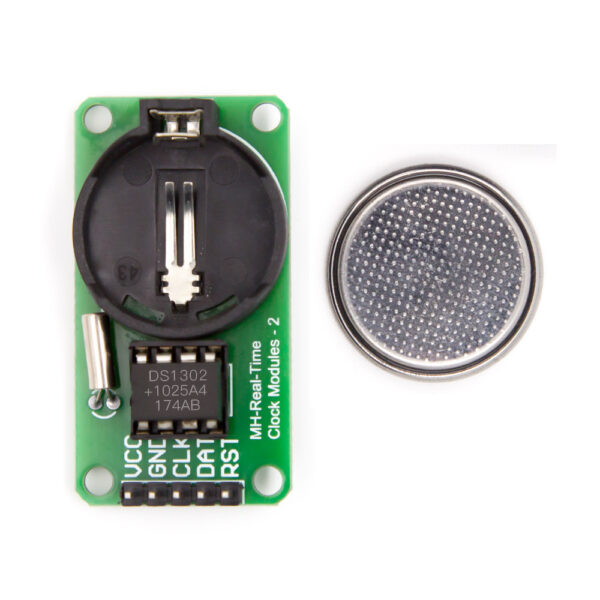 RTC DS1302 Real Time Clock Module with Battery - Image 2