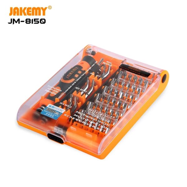 JAKEMY JM-8150 54 pcs in 1Multi-functional Safe Screwdriver for Electronics Phone Computer DIY Repair for iphone repair tools