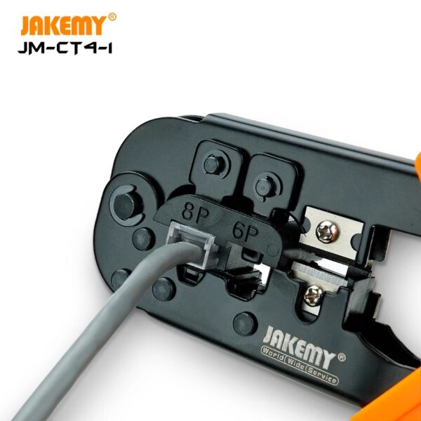 JAKEMY JM-CT4-1 6P 8P Telephone Wire Cutter Cutting Press-pliers rofessional Network Cable Crimping Plier Internet Cord Repair - Image 4