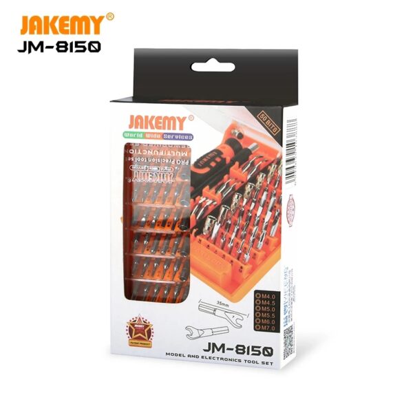 JAKEMY JM-8150 54 pcs in 1Multi-functional Safe Screwdriver for Electronics Phone Computer DIY Repair for iphone repair tools - Image 5