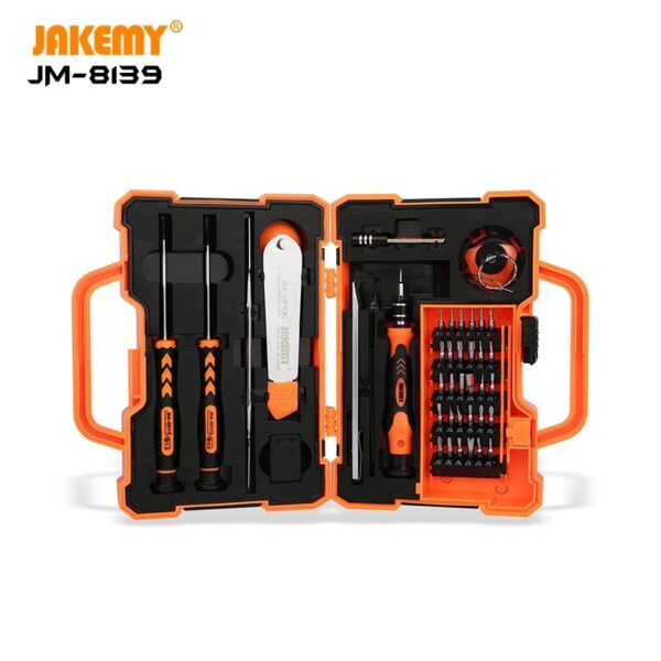 JAKEMY JM-8139 Multi-functional CR-V Driver Household Hand Tool Screwdriver Tool Box Set for Electronic DIY Repair - Image 3