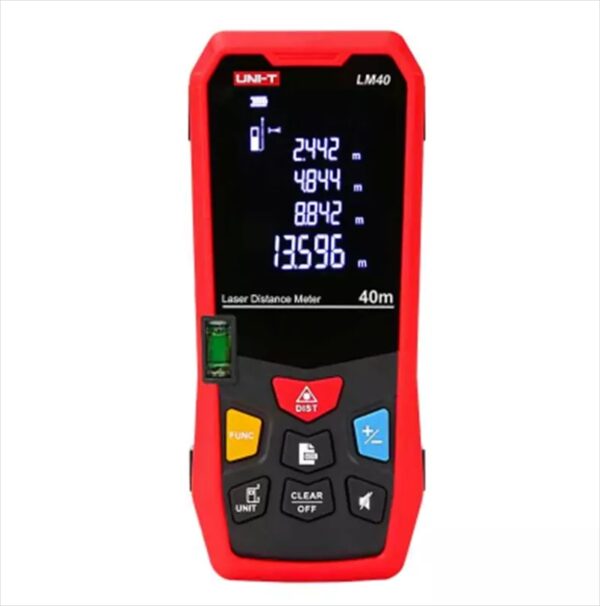 UNI-T LM40 Laser Rangefinder Digital Laser Distance Meter Laser Range Finder Tape Distance Measurer