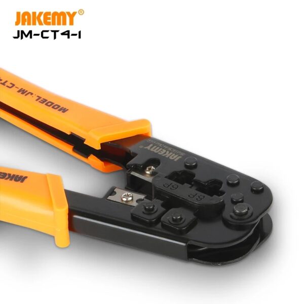 JAKEMY JM-CT4-1 6P 8P Telephone Wire Cutter Cutting Press-pliers rofessional Network Cable Crimping Plier Internet Cord Repair - Image 3