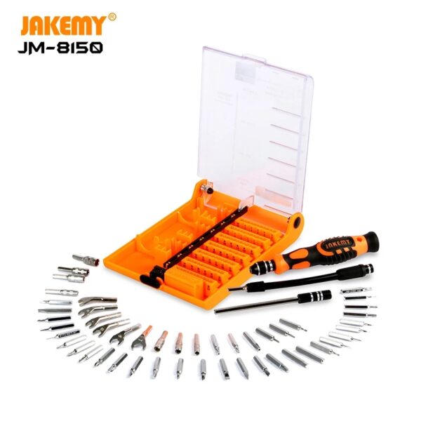 JAKEMY JM-8150 54 pcs in 1Multi-functional Safe Screwdriver for Electronics Phone Computer DIY Repair for iphone repair tools - Image 3