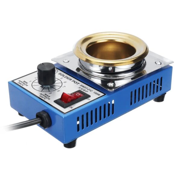 ST-21C 220V 150W Solder Pot Soldering Desoldering Bath 50mm 200-450℃ Adjustable Stainless Steel Soldering Melting Stove Tin Pot - Image 3