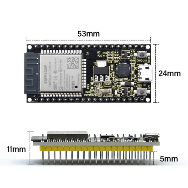 Keyestudio ESP32-WROOM-32 Module Core  Board  Bluetooth-compatible and WIFI  MCU  For Arduino ESP32 - Image 5