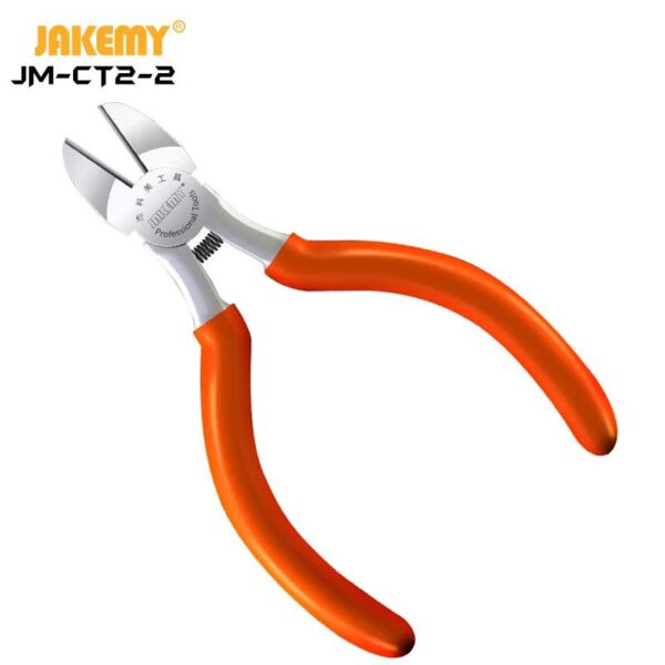 JAKEMY JM-CT2-2 Hot Selling Mini Pliers Hand tool 5 Inch Diagonal Cutting Pliers with Rubber Handle for Wire Cutting DIY Repair