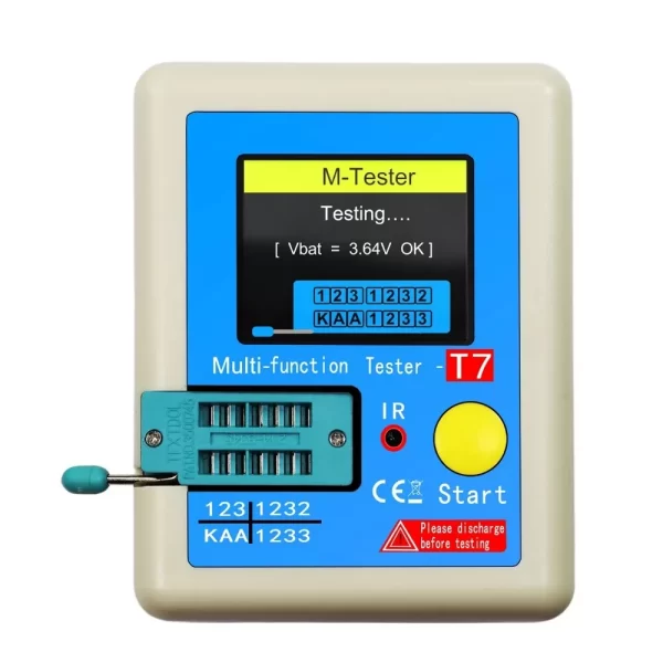 Transistor Meter LCR-T7 Multi-Function Capacitance Resistance Tester Full Color Display Transistor Meter - Image 2