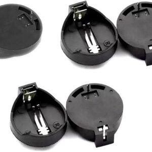 CR2032 CR2025 CR2016 Coin Cell Battery Holder Case Black