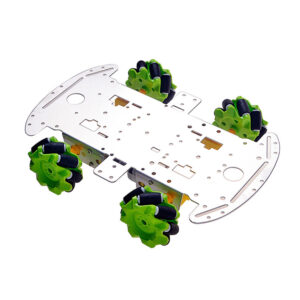 4-wheel aluminium robotic car chassis kit